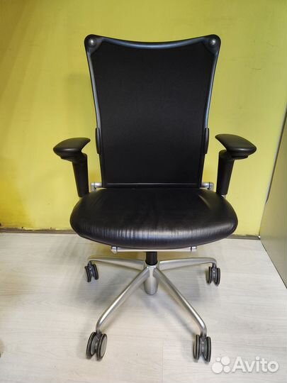 Крело руководителя кожаное, Allsteel, США