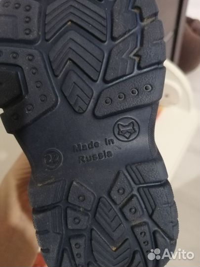 Детские резиновые сапоги