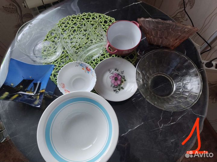 Тарелка, чашки, посуда