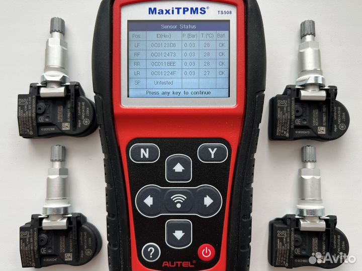 Датчики давления в шинах Land Rover FW931А159AB