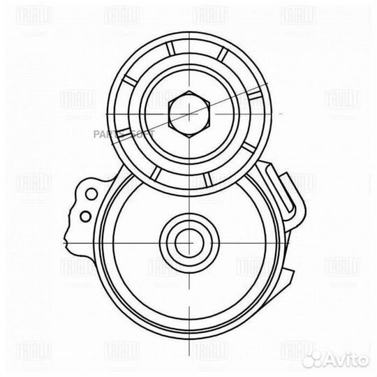 Trialli CM 5327 Ролик привод. ремня для а/м Citroe