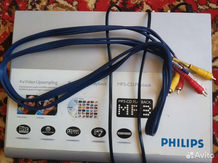 Портативный dvd плеер philips