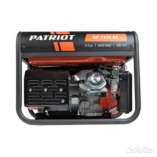 Генератор бензиновый patriot GP 7210 AE