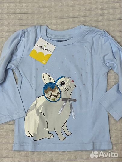 Лонгсливы и пижама на девочку 2 года