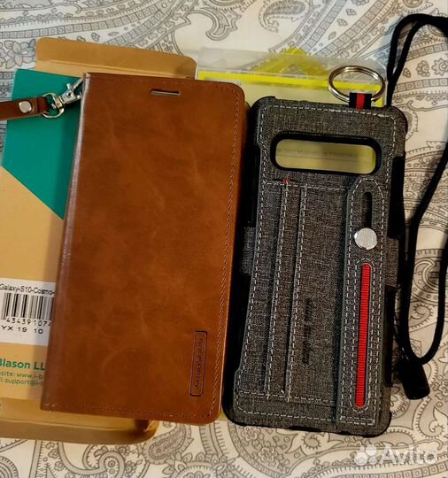 Чехол 2шт. на samsung s10 / стекло 2 шт