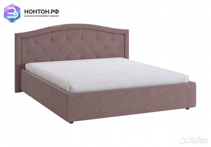 Кровать Верона 2 1.6 м светло-коричневая