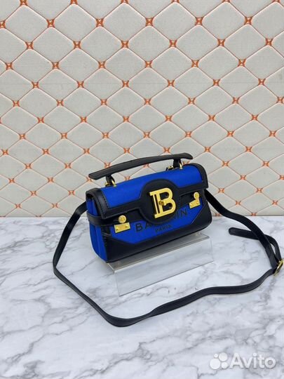 Новая сумка Balmain синяя