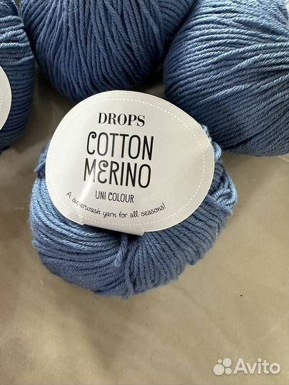 Пряжа drops cotton merino
