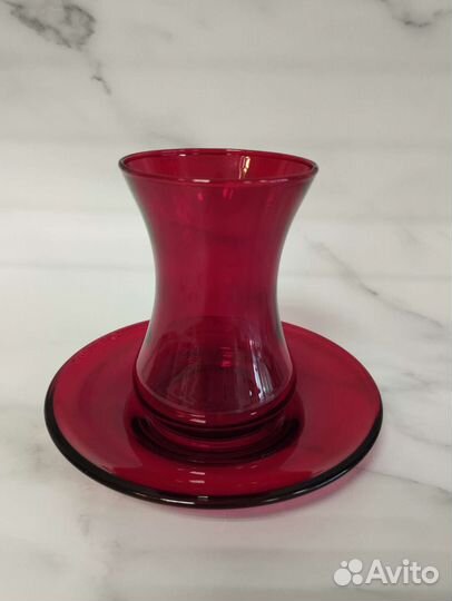 Набор чайный, армуды на 6 персон, 120мл разные цв