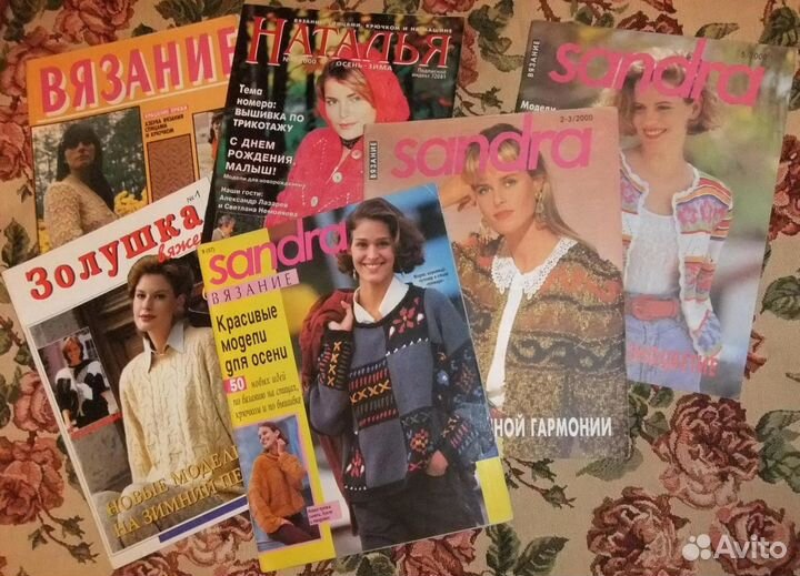 Вязание Sandra Золушка Наталья Модели Вышивка