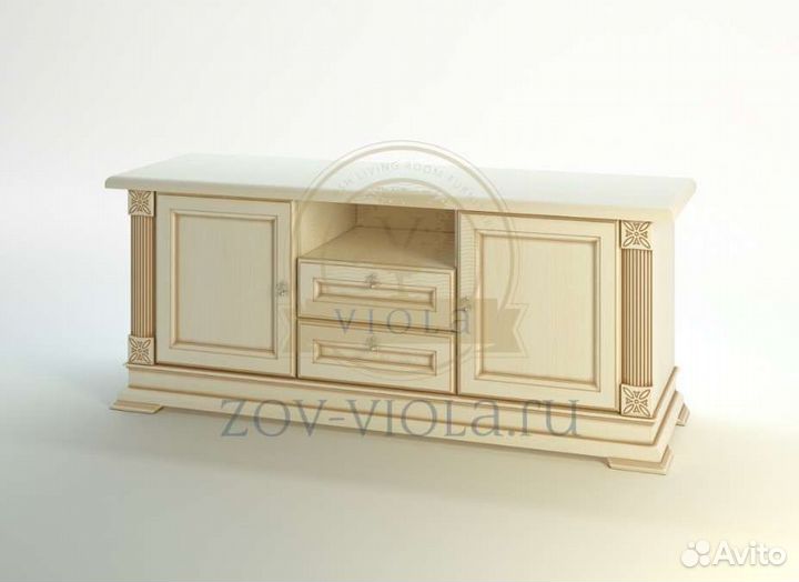 Тумба под телевизор массив ясеня