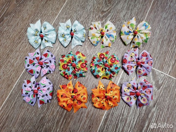 Резинки и заколки в наличии и на заказ