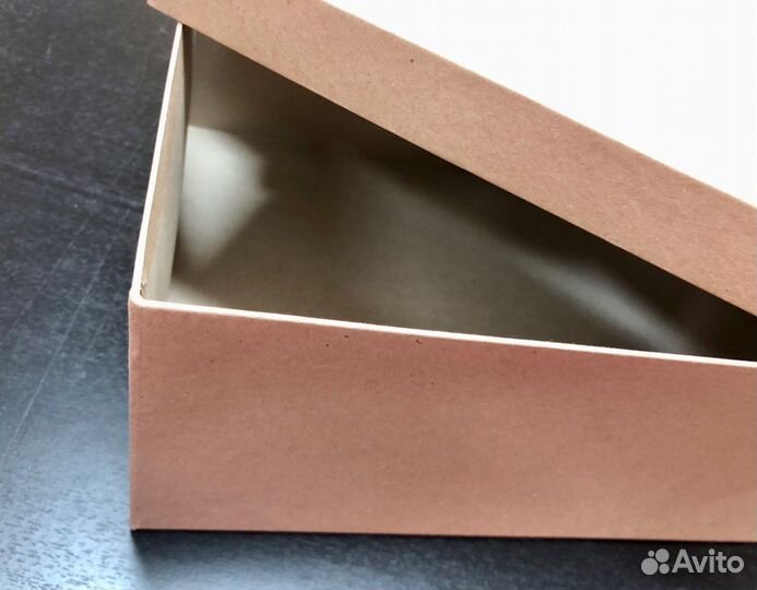 Подарочная упаковка крафт (прямоугольник)