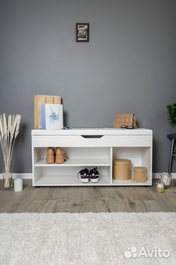 Обувница Liga с откидной крышкой 1055х314х500