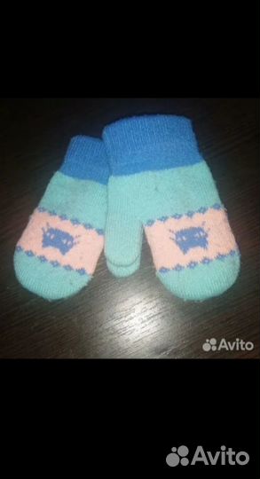 Шапочка и варежки для мальчика