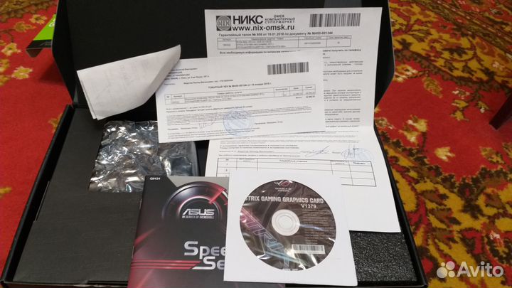 Видеокарта Asus Rog Strix Gtx 1080 8gb