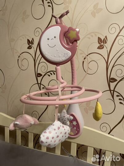 Мобиль в кроватку Chicco Next2Dreams розовый