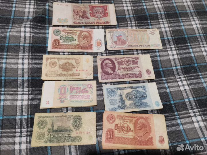 Банкноты СССР и деньги зайчики беларусь