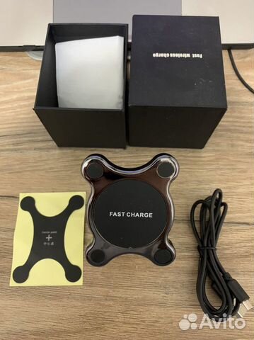 Магнитный держатель телефона с беспроводной зарядк