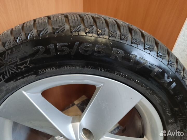 Продаю зимнюю резину на дисках к шкоде kodiaq