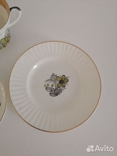 Чайная пара костяной фарфор лфз