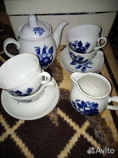 Сервиз чайный Гжель