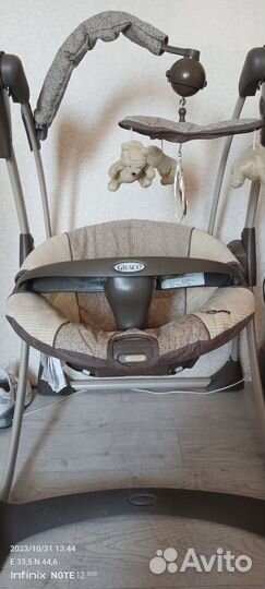 Электронные качели graco