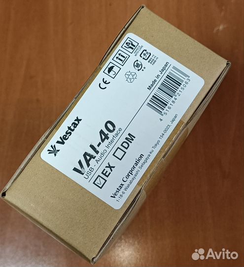 Внешняя звуковая карта usb Vestax Vai40