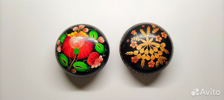 Шкатулки для украшений СССР (ручная роспись)
