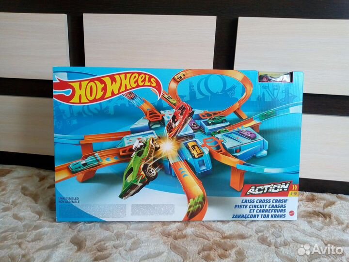 Новый Hot Wheels DTN42 Перекрестное столкновение