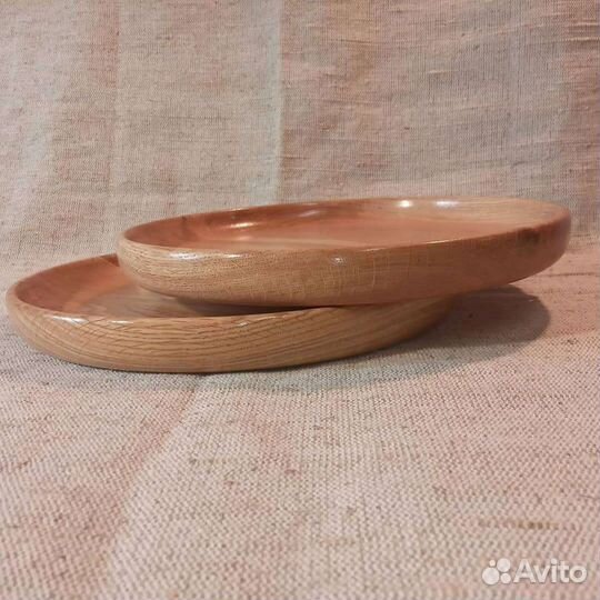 Тарелки из дуба и прочих пород