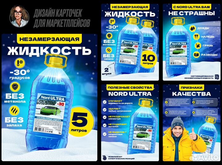 Инфографика для маркетплейсов Wildberries Ozon