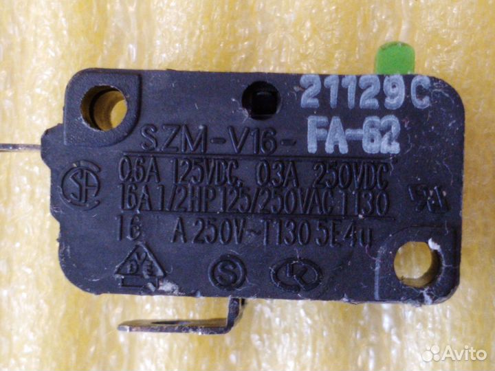 Микровыключатель SZM-V16 FA-62