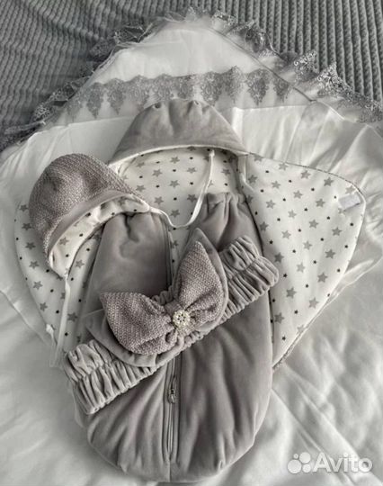 Комплект на выписку зимний