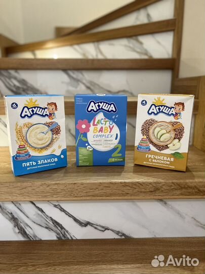 Детское пюре овощное и мясное Смесь Каша