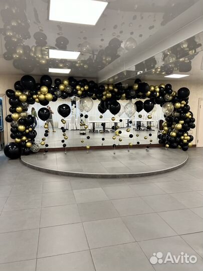 Оформление магазинов, фотозоны, гирлянды из шаров