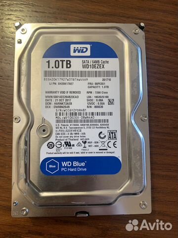 Жесткий диск 1 тб HDD WD