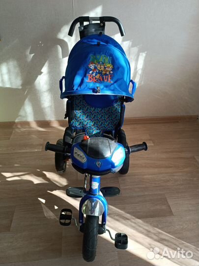 Детский велосипед с родительской ручкой