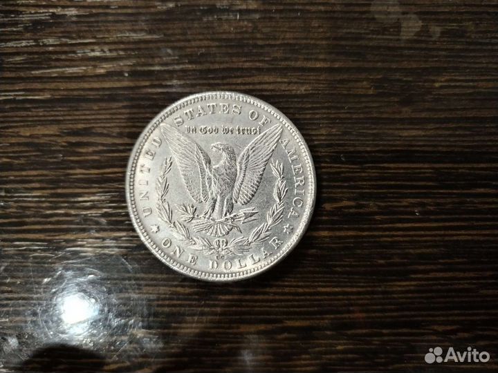 1 Morgan Silver Dollar 1884-CC