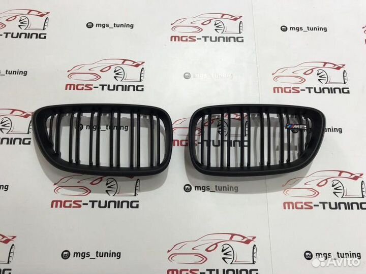 Решетка BMW 2 Series f22 13+ Черный мат + М