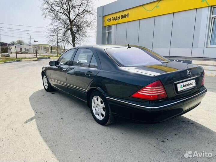 Mercedes-Benz S-класс 5.0 AT, 2000, 280 000 км