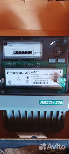 Меркурий 230 ам-02 Вилка кабельная 380в