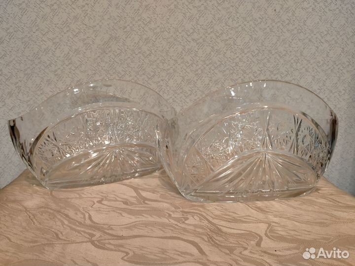 Вазы/ конфетницы/салатницы хрусталь