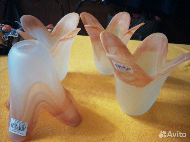 Плафоны для люстры 4шт