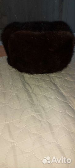 Норковая шапка мужская