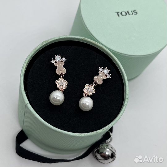 Серьги Tous vermel