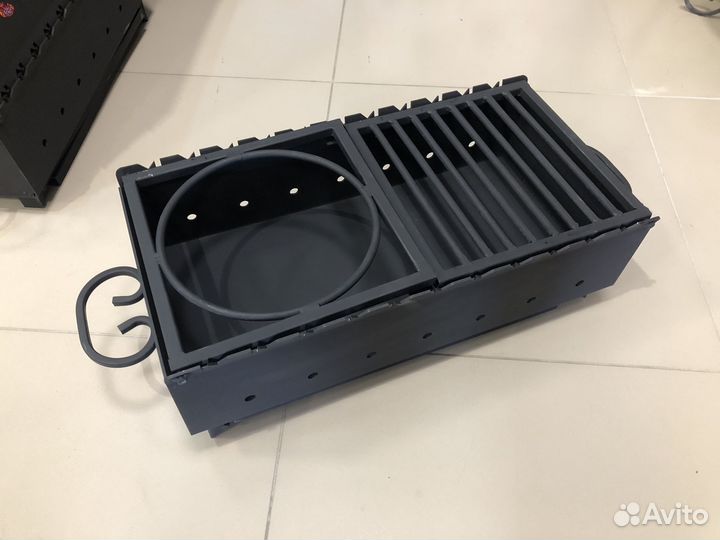 Мангал 3 мм подказанник + решетка 60х30х16см