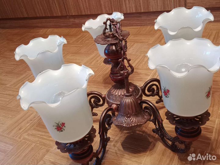 Люстра потолочная бу СССР раритет