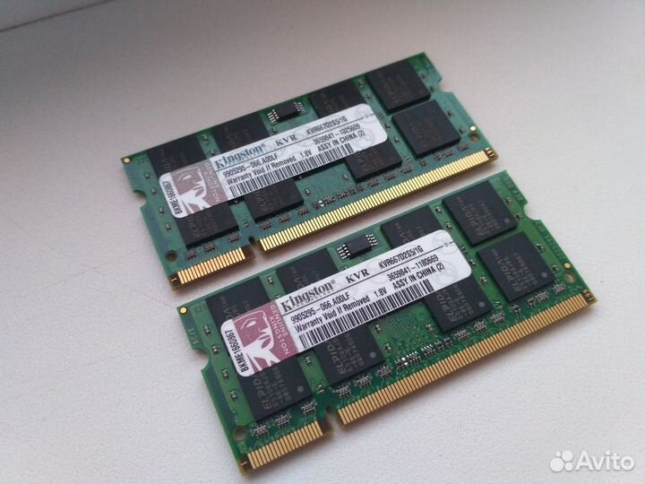 Память SO-dimm: DDR3 2Gb / DDR2 2Gb(2х1Gb)