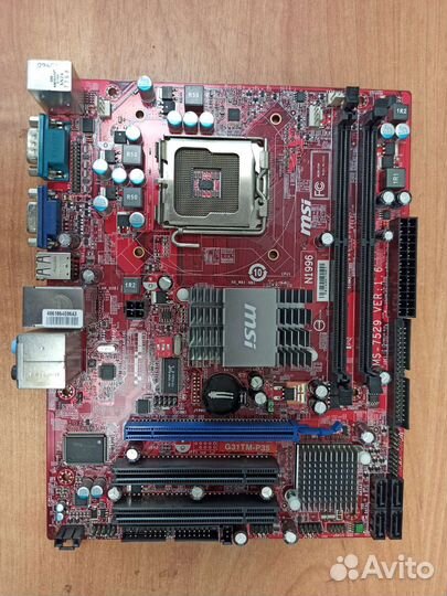 Материнская плата MSI G31TM-P35 сокет LGA 775/771